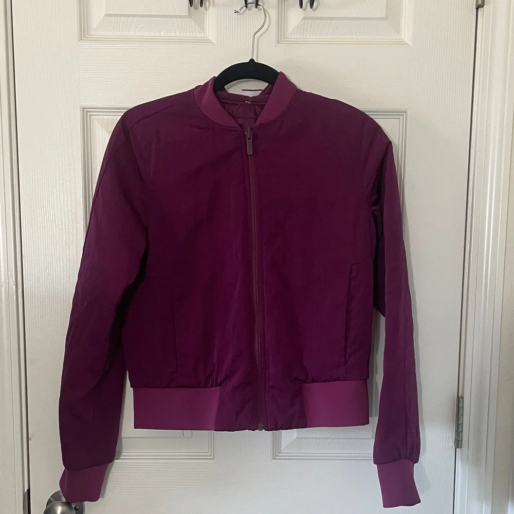 Lululemon Non-Stop Bomber Reversible Marvel 6 Small Colorful Bomber Jacket